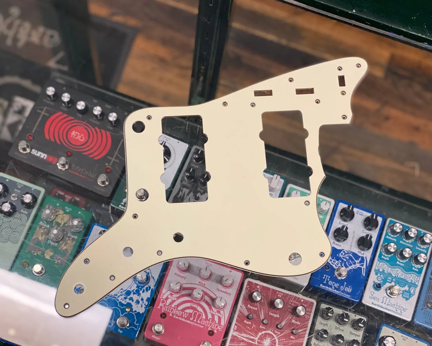 '90s Fender Jazzmaster 3-ply Parchment Pickguard - MIJ / CIJ
