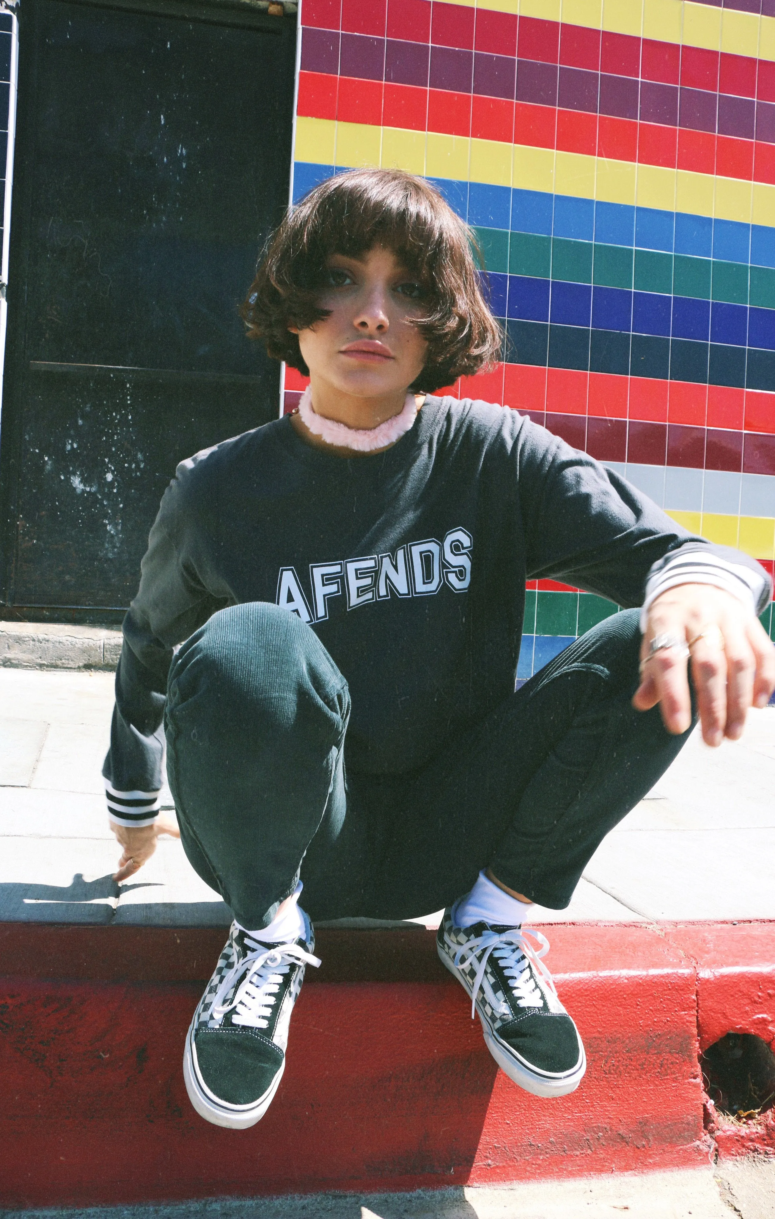 Afends Womens Track LS - Long Sleeve Tee