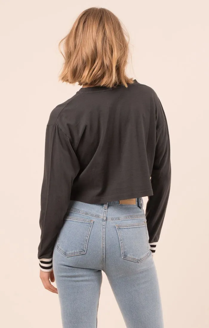 Afends Womens Track LS - Long Sleeve Tee