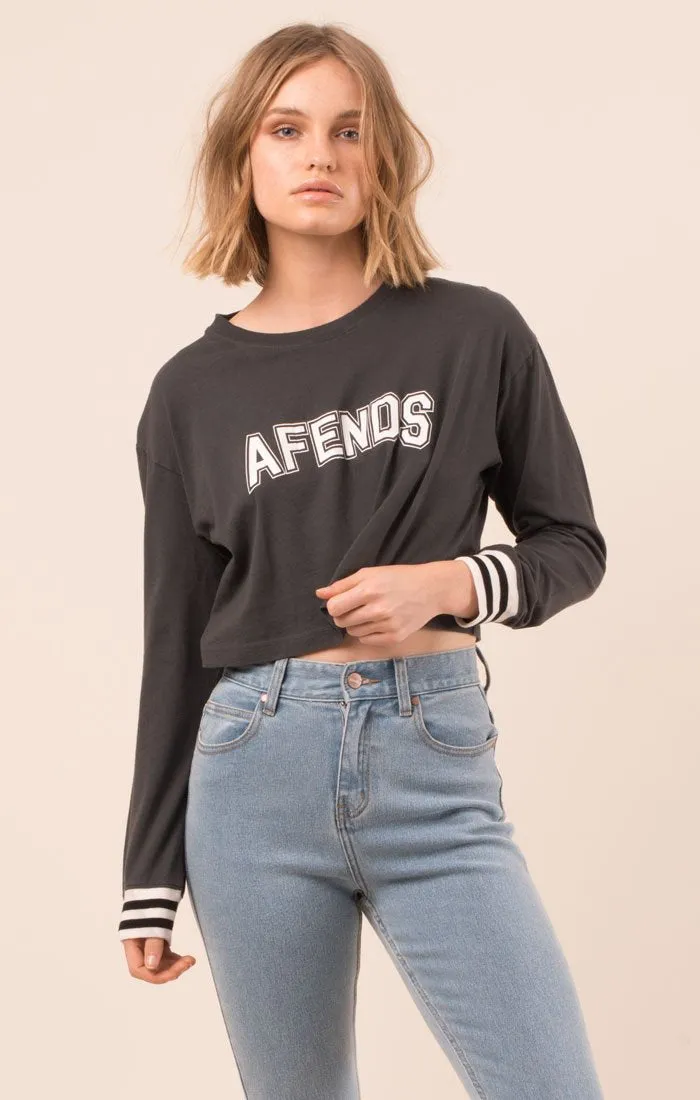 Afends Womens Track LS - Long Sleeve Tee