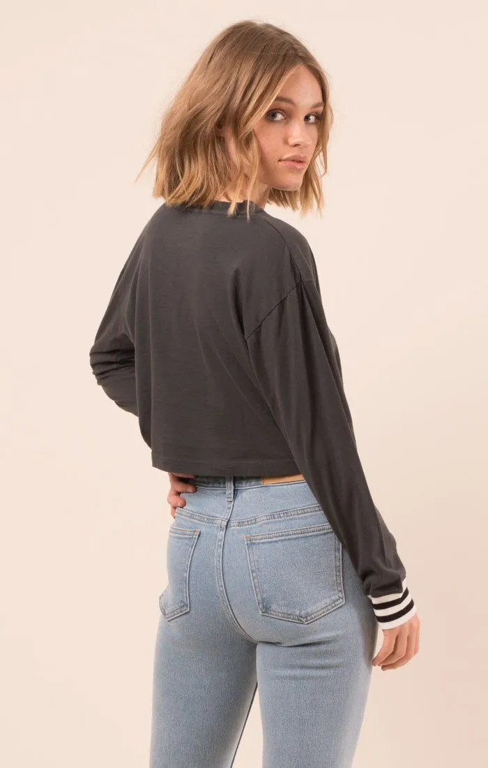 Afends Womens Track LS - Long Sleeve Tee