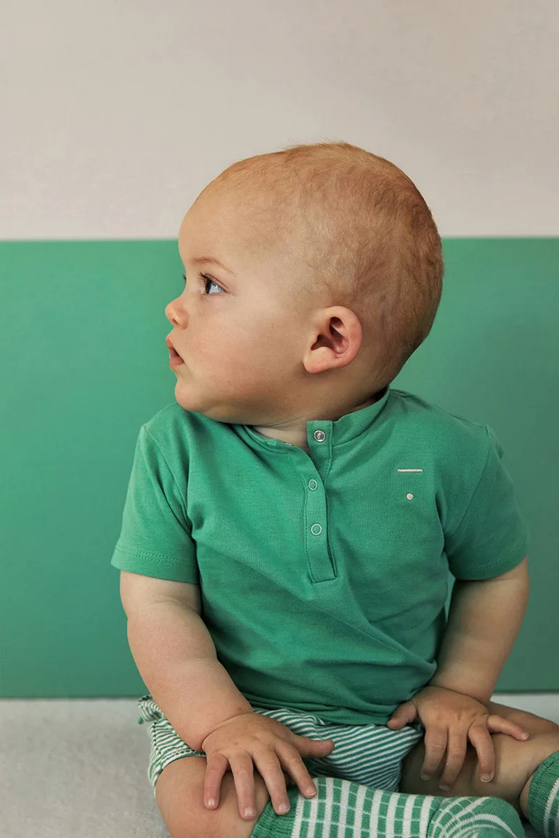Baby Bloomer ''Bright Green'' GOTS Organic Cotton