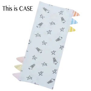 Bed-Time Buddy™ Case Small Star & Sheepz Blue with Color & Stripe tag - Medium