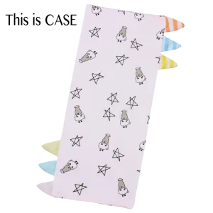 Bed-Time Buddy™ Case Small Star & Sheepz Pink with Color & Stripe tag - Small