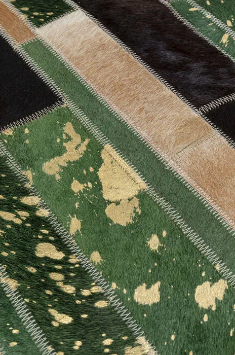 Brick Green Leather Carpet