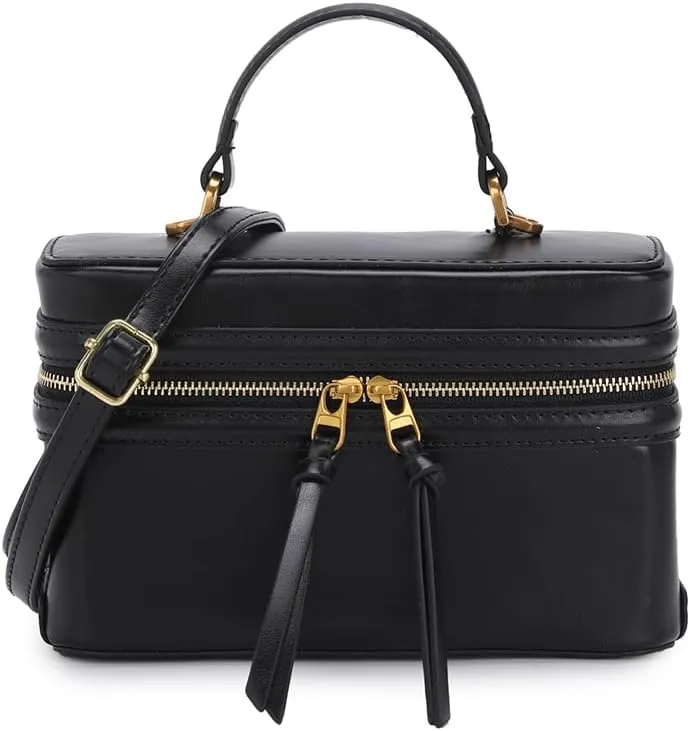 Classic Satchel Crossbody Purse for Women Chic Mini Box Purse, Women Crossbody Shoulder Bag