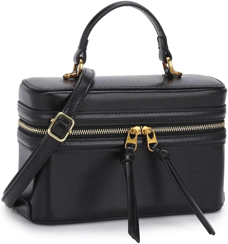 Classic Satchel Crossbody Purse for Women Chic Mini Box Purse, Women Crossbody Shoulder Bag