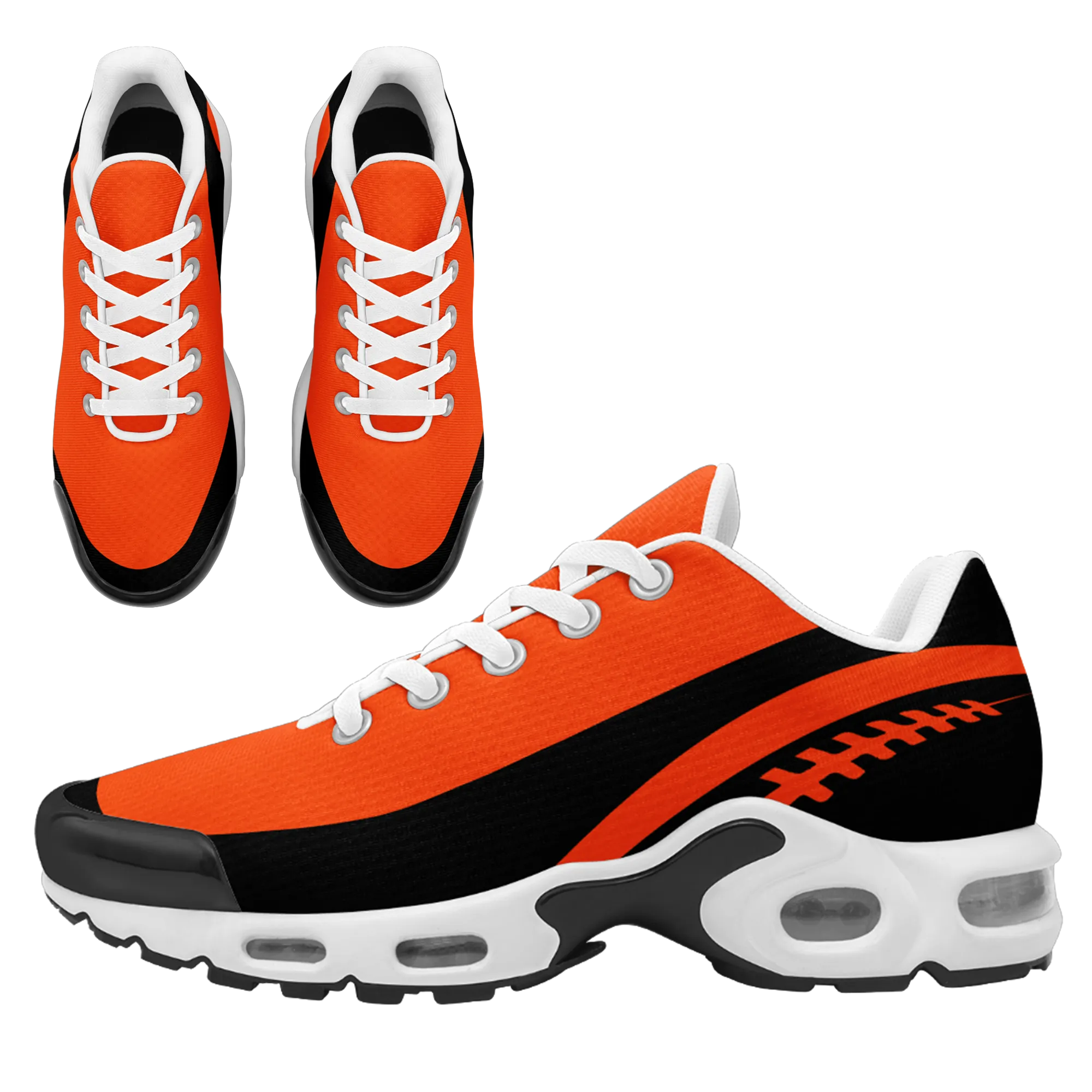 Custom Black Orange Jersey and TN Shoes Combo Offer Personalized ZH-D0200101-7