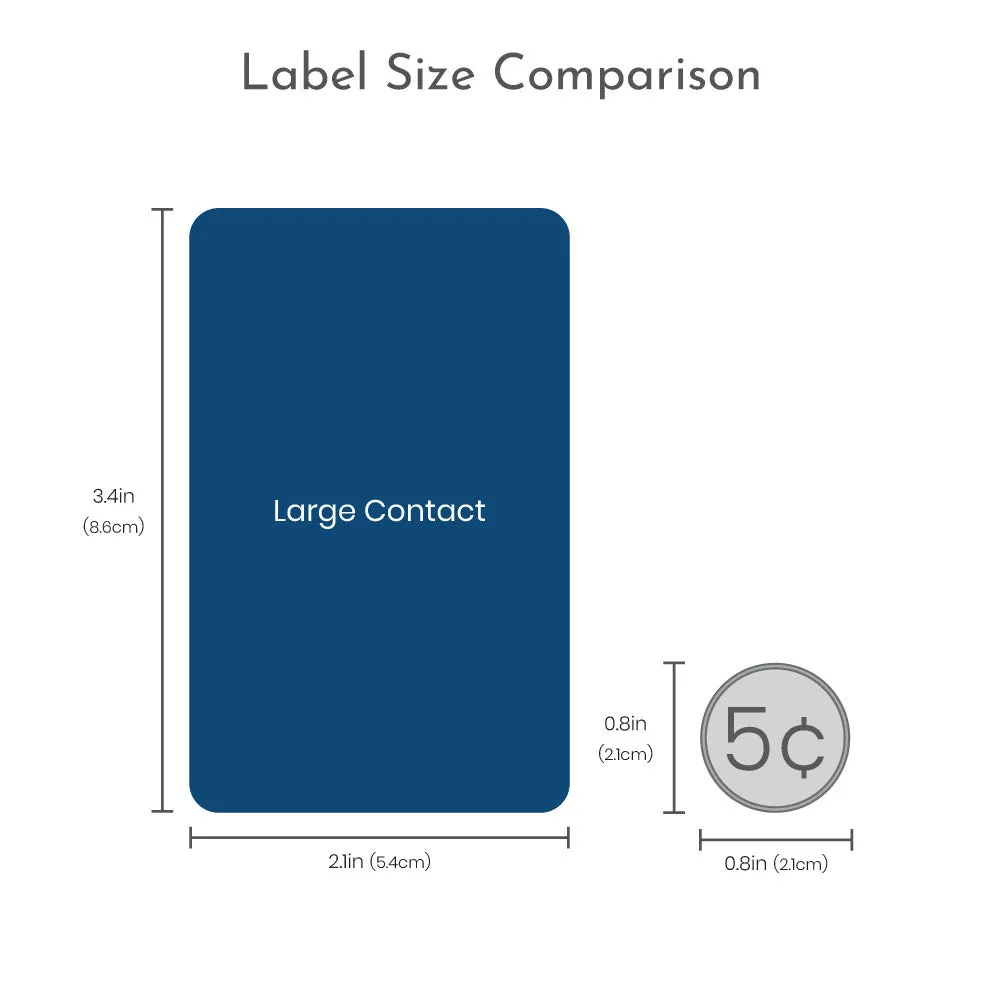 Custom Luggage Tag Labels