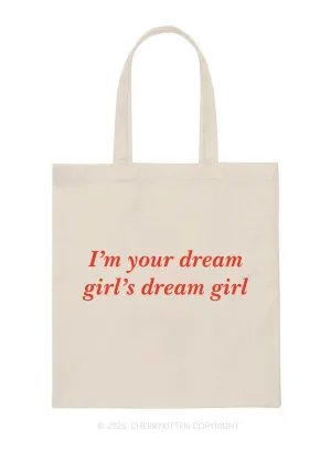 Dream Girl Pride Y2K Canvas Tote Bag Cherrykitten