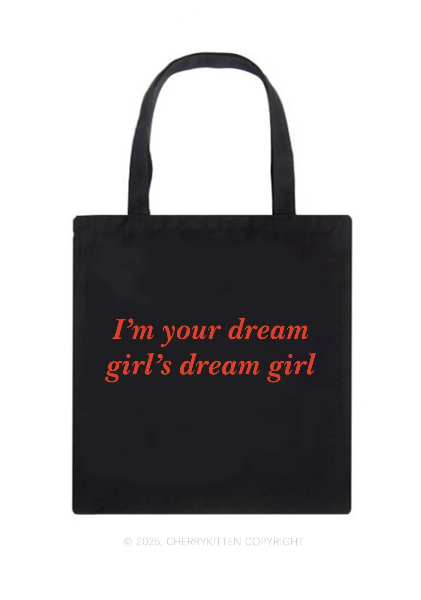 Dream Girl Pride Y2K Canvas Tote Bag Cherrykitten