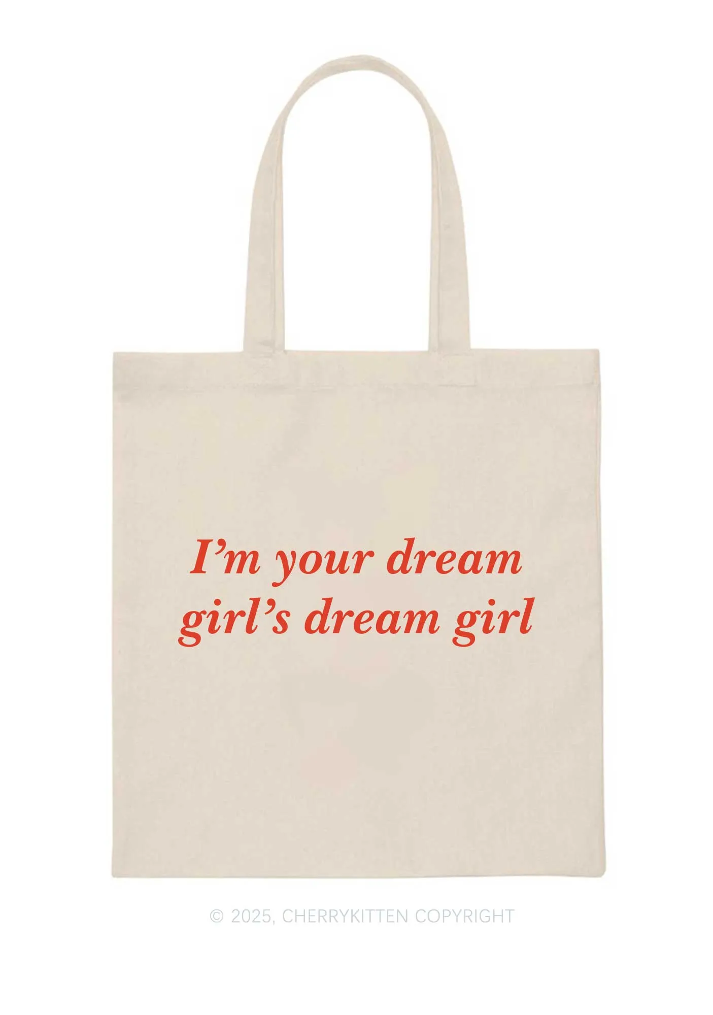 Dream Girl Pride Y2K Canvas Tote Bag Cherrykitten