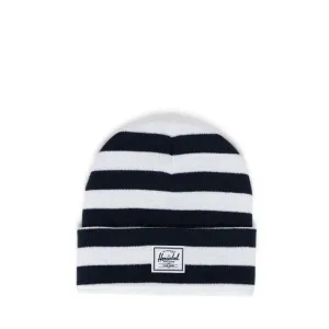 Herschel Elmer Beanie, navy/white stripe