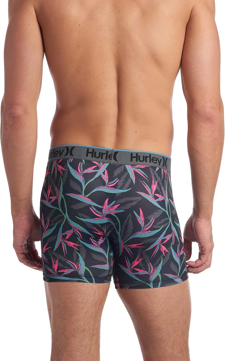 Hurley Men's 3 Pack Regrind Boxer Briefs