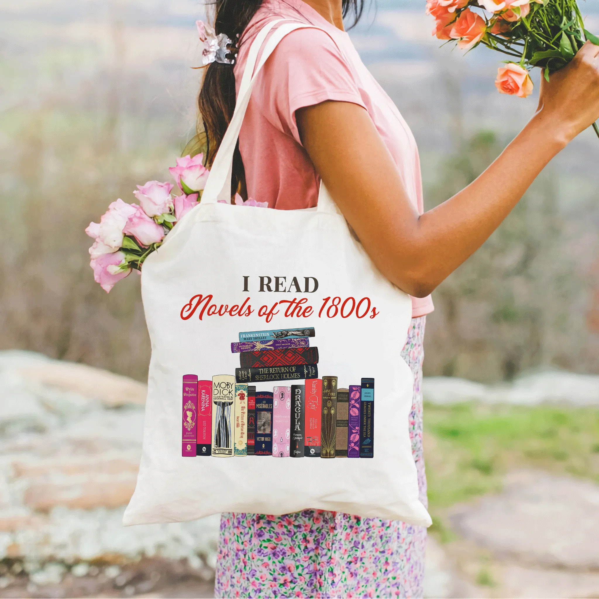I Read Novels Of The 1800s Book Lovers Gift TBW297