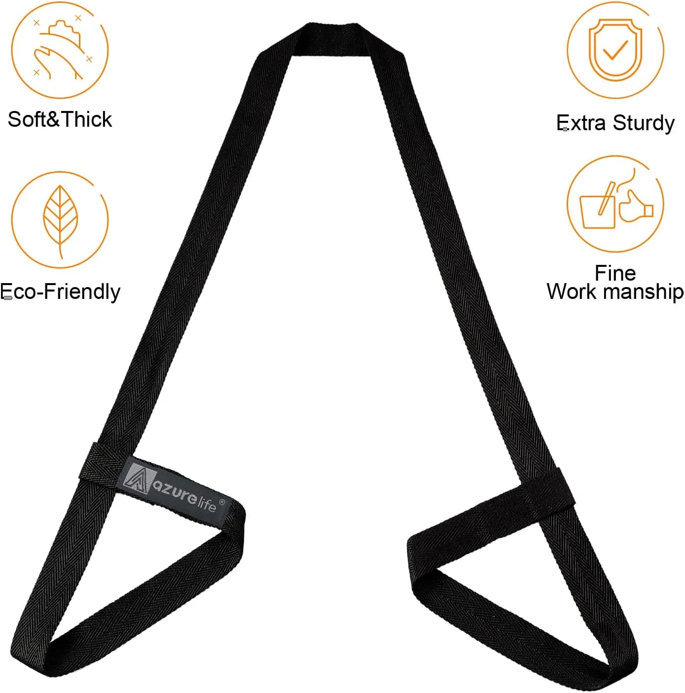 [MAT NOT Included] Yoga Mat Sling, Yoga Mat Straps for Carrying, Easy-Cinch Yoga Mat Holder Strap