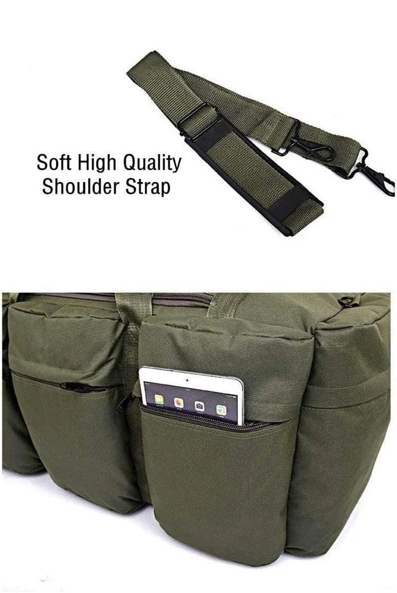 Military Duffel Backpack Combo Bag