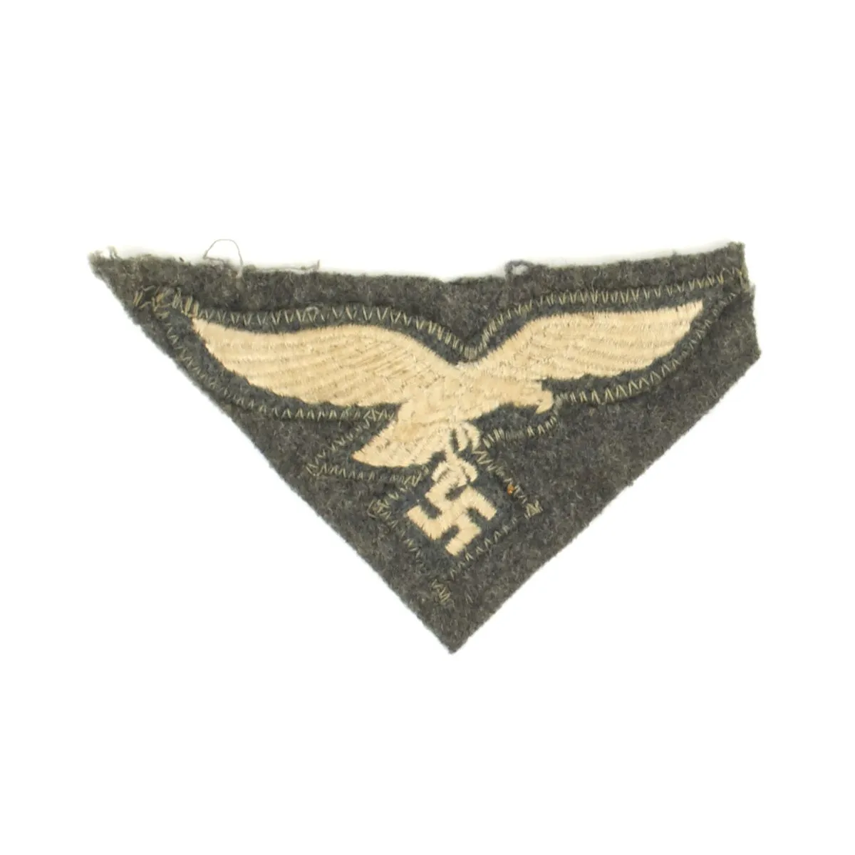 Original German WWII Luftwaffe Combat Uniform Breast Eagle Cut Out