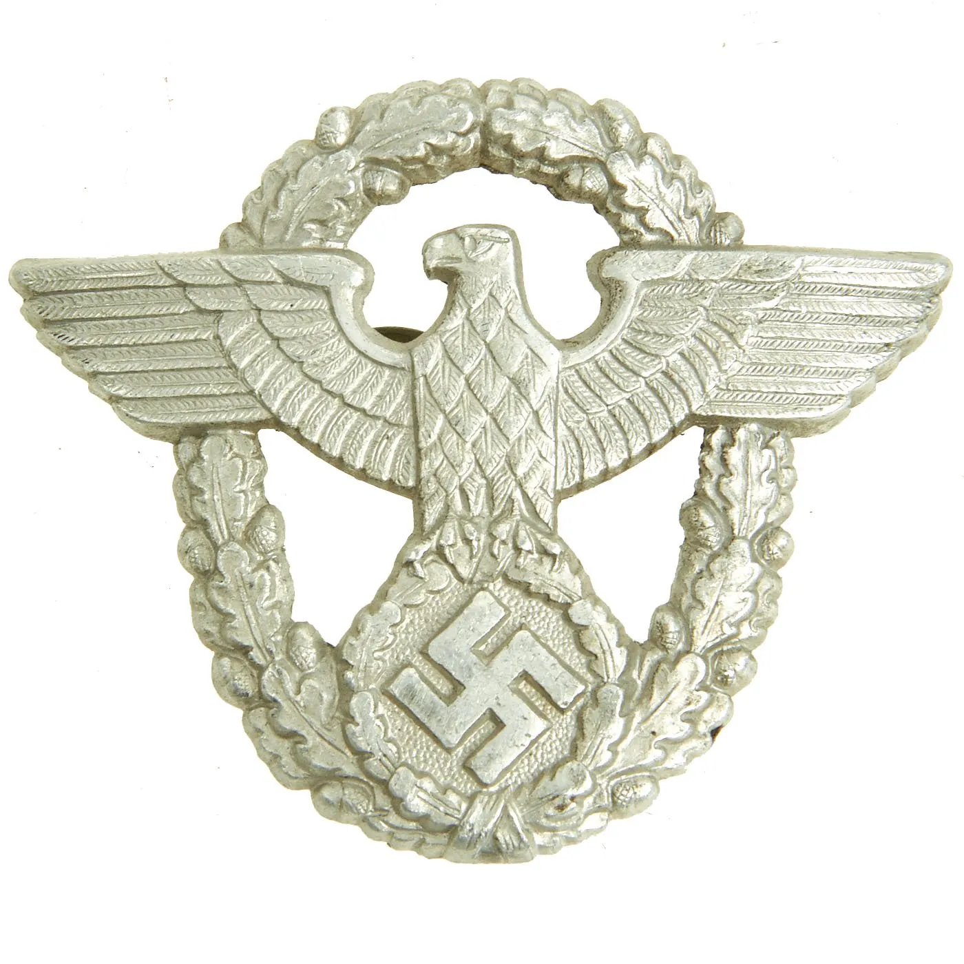 Original German WWII Military Police Insignia Grouping - Sleeve Patches, Collar Tabs & Cap Badges
