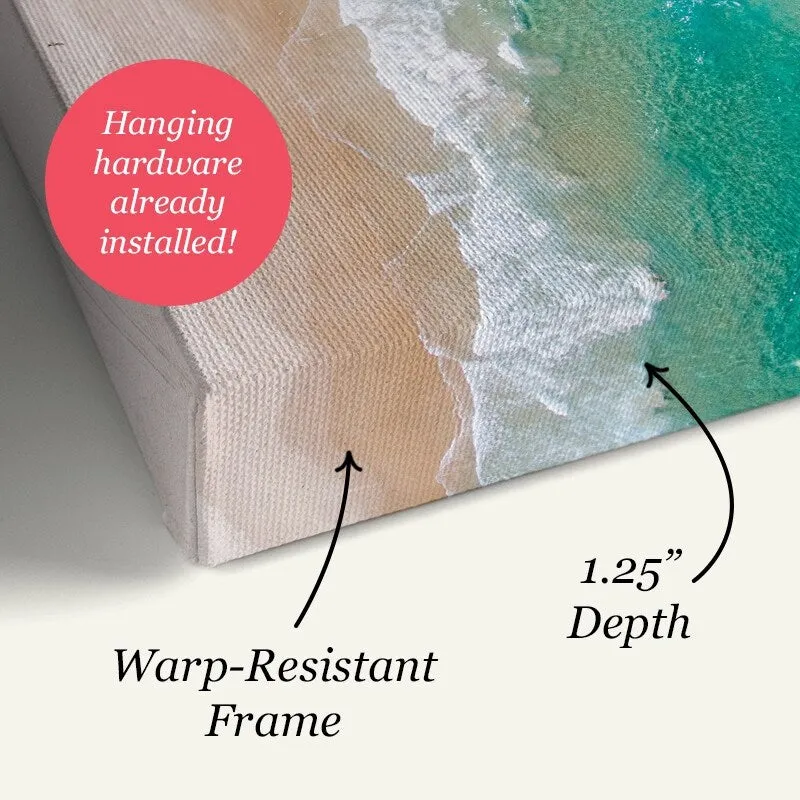 "Awaiting Arrival" Canvas Wall Art