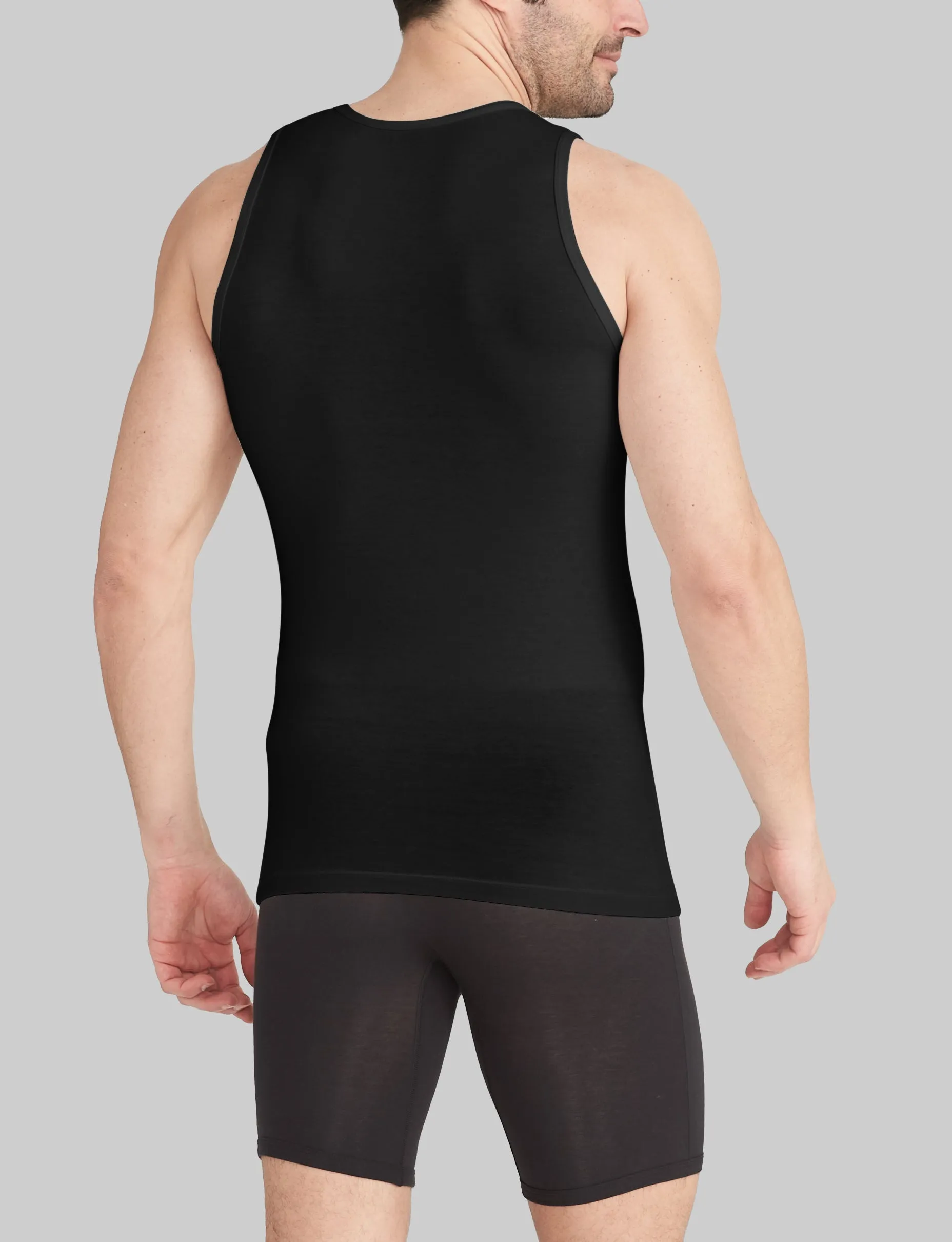 Second Skin Tank Stay-Tucked Undershirt (6-Pack)