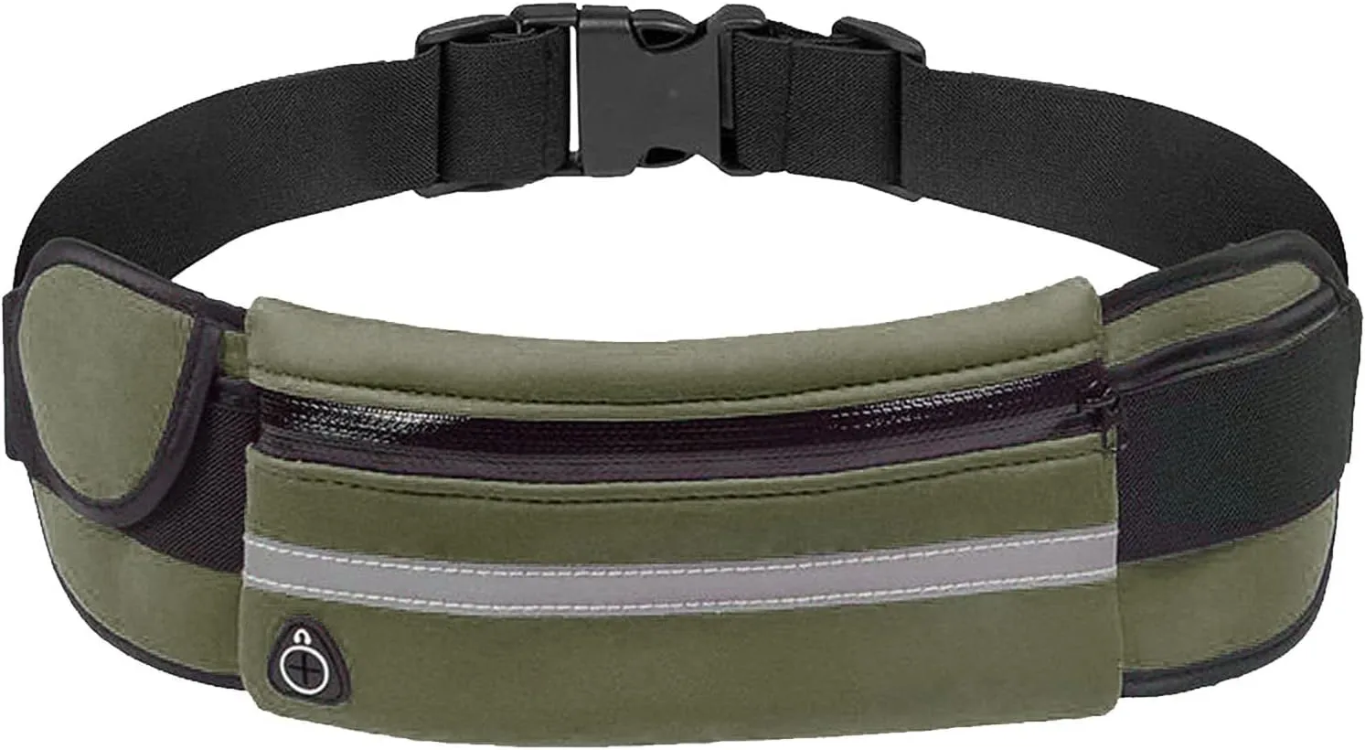 Slim Running Belt, Waterproof Fanny Pack for Men,Phone Holder for Running,Reflective Waist Bag for Men,Runners Belt Pouch,Money Belt,Waist Pack for Running Camping Workout Travel