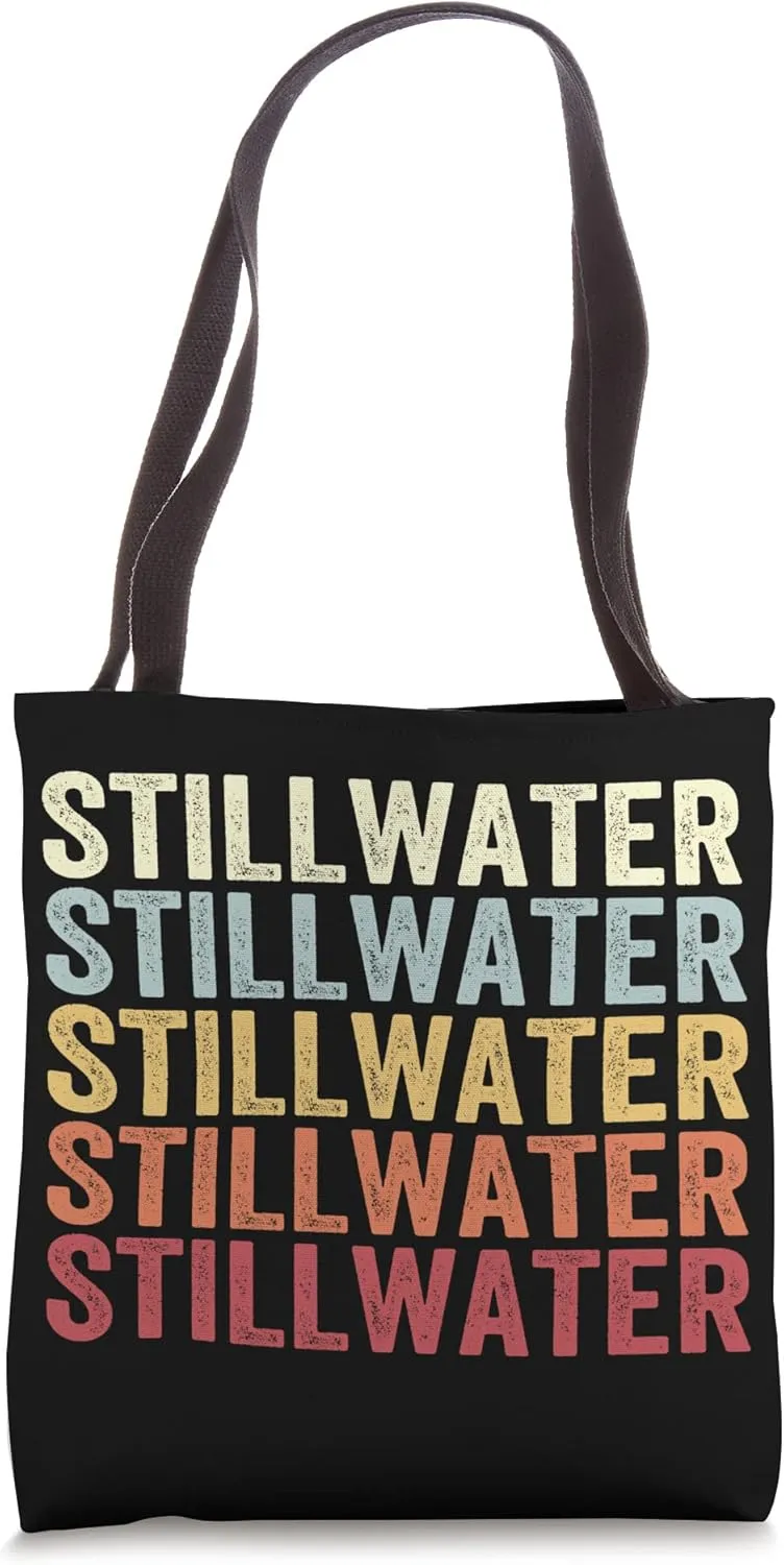 Stillwater New Jersey Stillwater NJ Retro Vintage Text Tote Bag