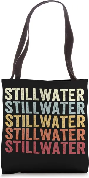 Stillwater New Jersey Stillwater NJ Retro Vintage Text Tote Bag