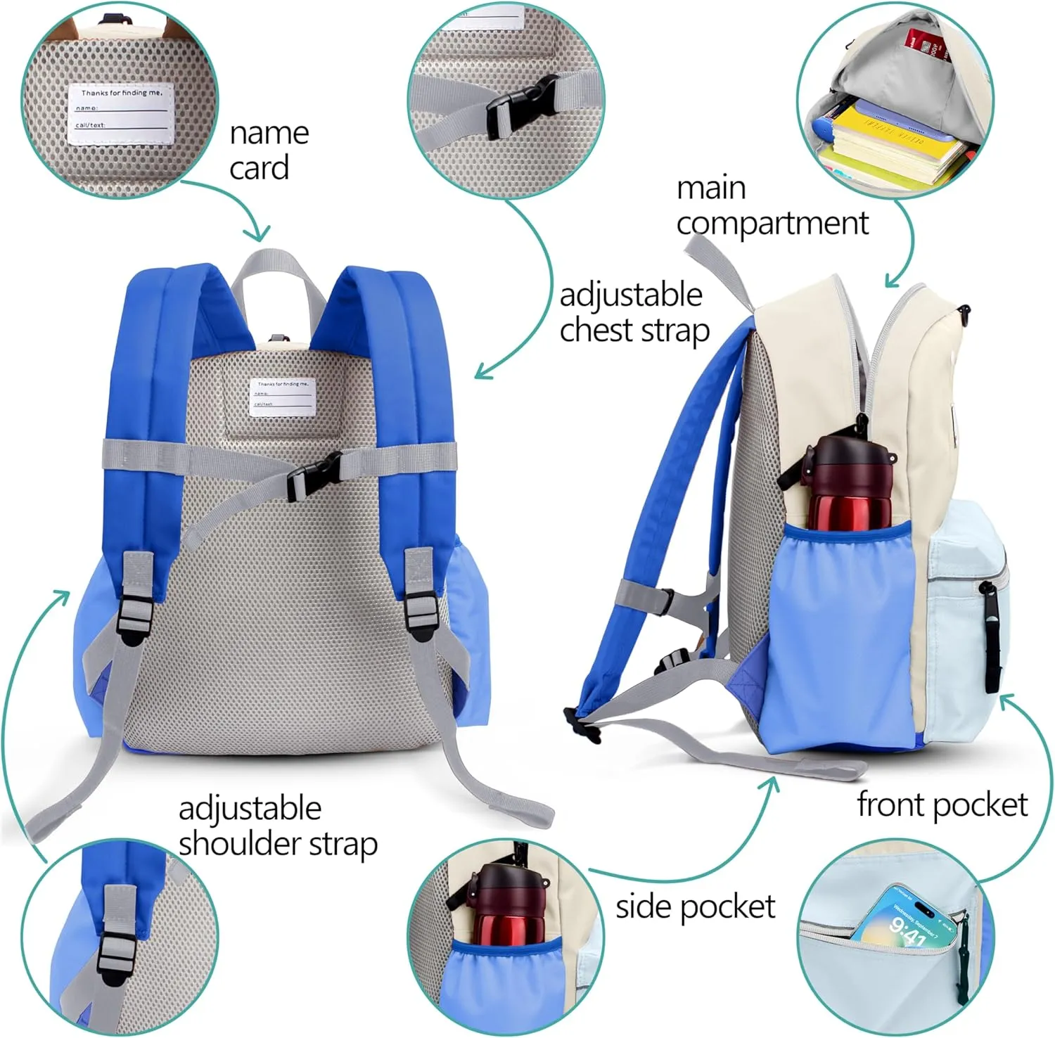 Toddler Backpack for Toddlers 1-2: Baby kids Backpack for daycare Boys Girls