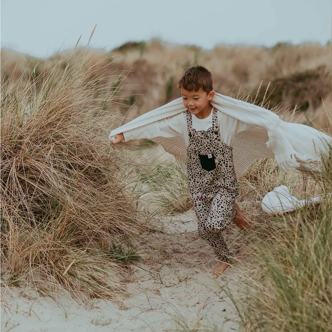 Turtledove London Animal Jacquard Easy Fit Dungarees - Multi