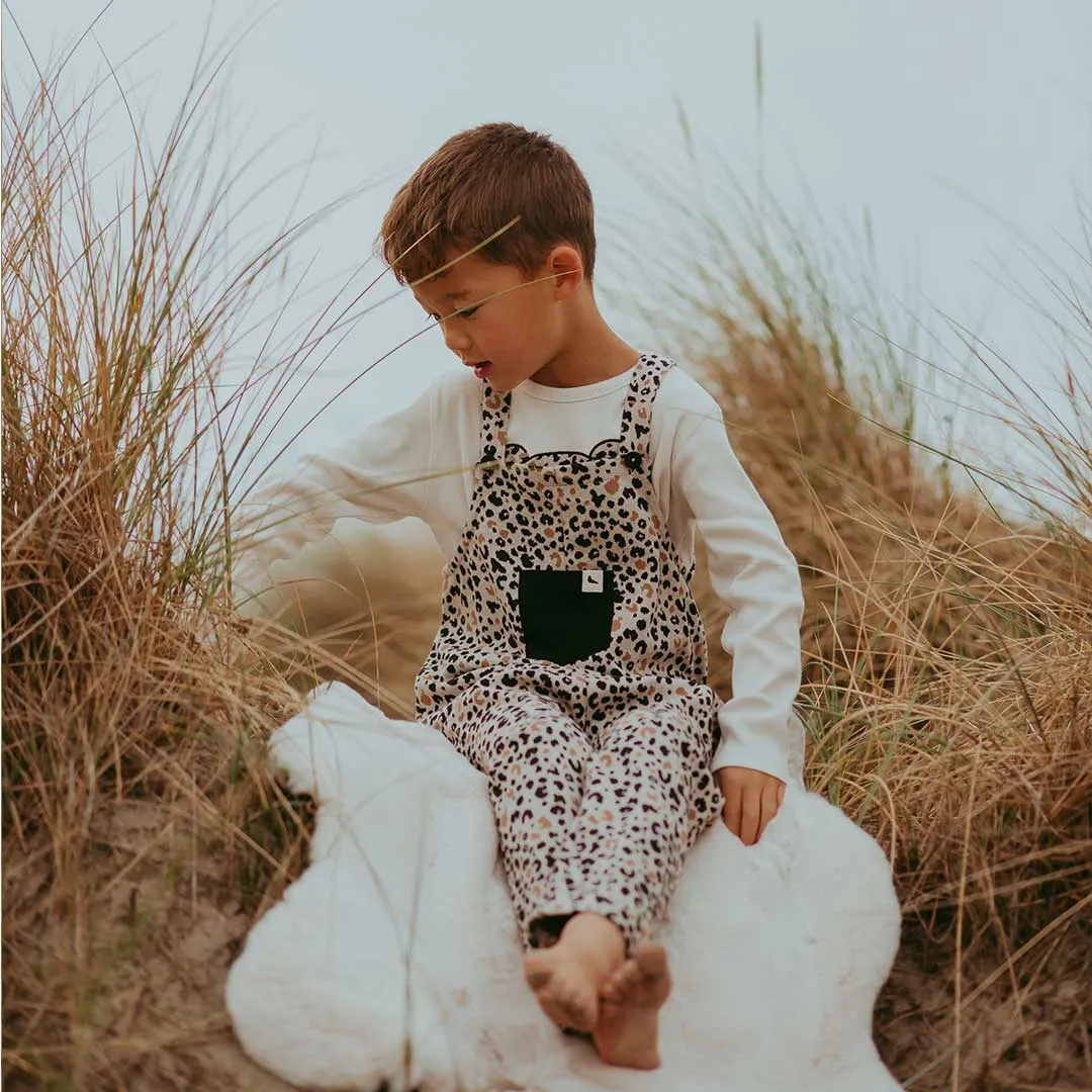 Turtledove London Animal Jacquard Easy Fit Dungarees - Multi