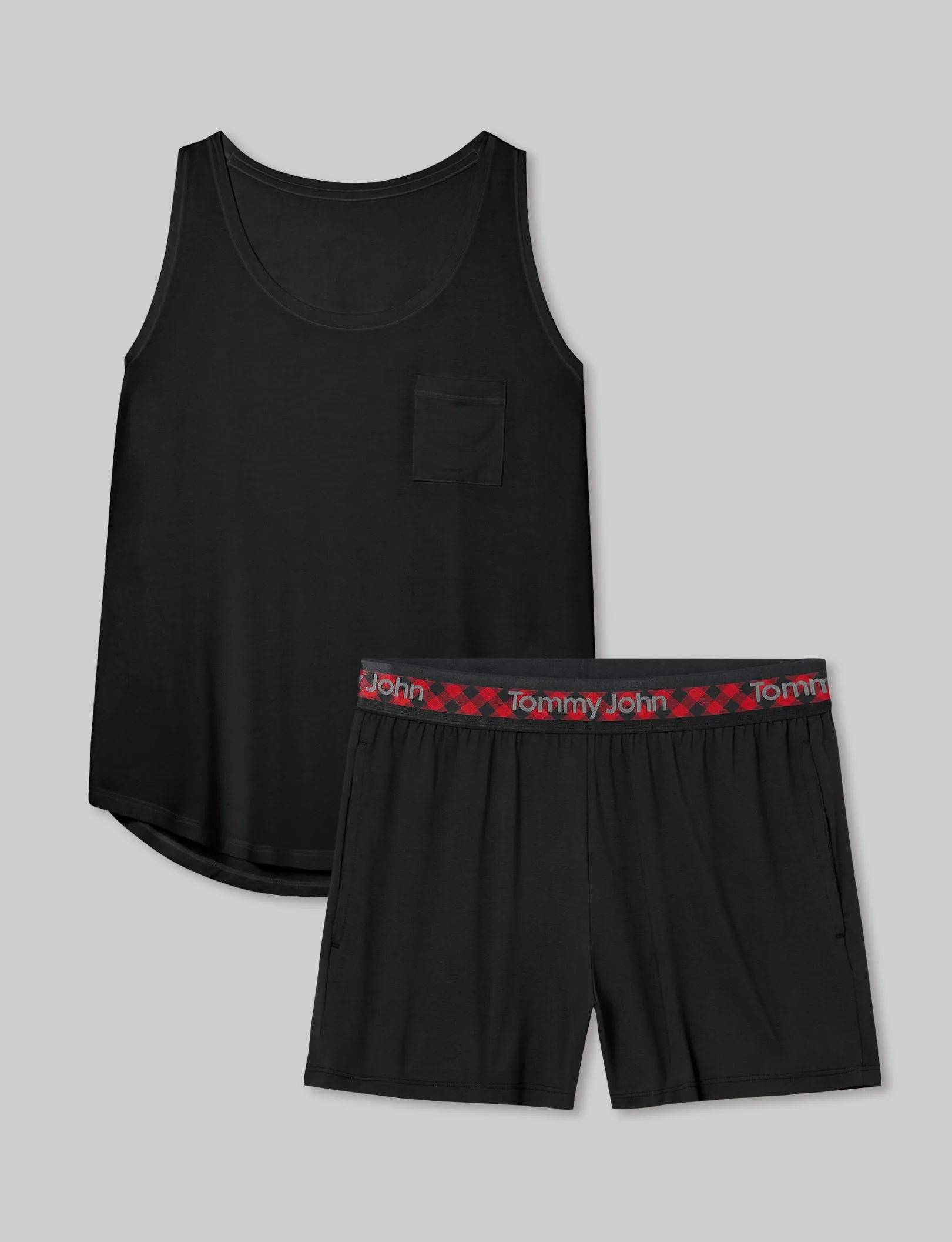 Women's Second Skin Sleep Pocket Tank & Short Set